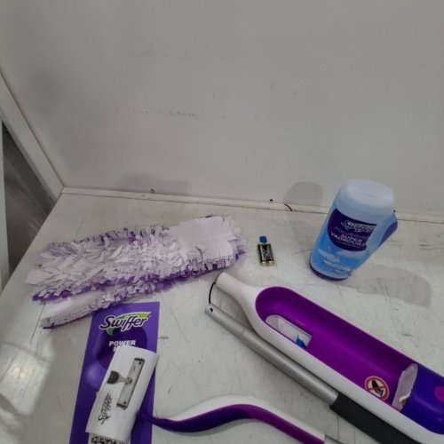 SWIFFER POWERMOP MULTI-SURFACE MOP KIT - PURPLE AND WHITE image 4