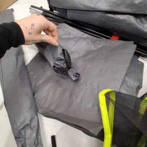 COLEMAN 4 PERSON DARK ROOM SKYDOME TENT - BLUE\GREY image 3
