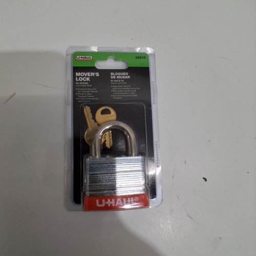 U-HAUL MAXIMUM SECURITY STEEL MOVER'S LOCK - 2" (MODEL: 33510) image 2