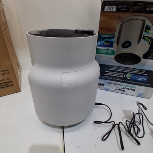 SHARK NEVER CHANGE COMPACT PRO HOME AIR PURIFIER WITH HEPA FILTRATION - UP TO 250SQFT - WHITE (MODEL: HP072C) image 4