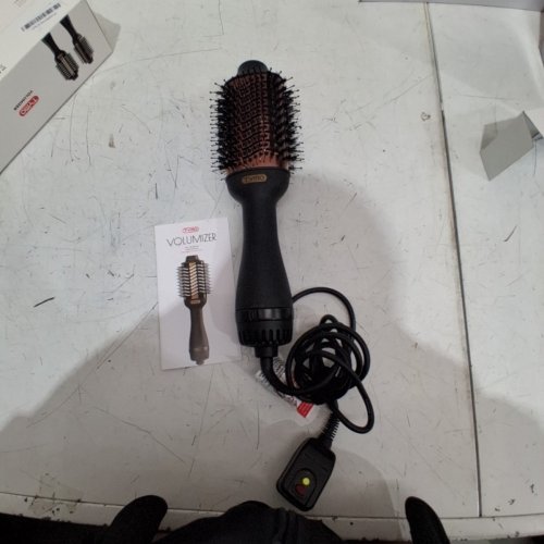 TYMO VOLUMIZER HOT AIR BRUSH 3-IN-1 DRY & VOLUMIZE & STRAIGHTEN - BLACK image 3