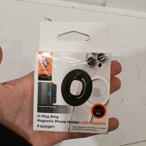 SPIGEN O-MAG RING MAGNETIC PHONE HOLDER RING ATTACHMENT - BLACK image 4