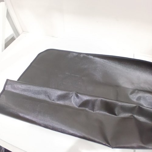 SHINESTAR SILICONE GRILL MAT FOR FIREPROOF DECK PROTECTION - 65" X 50" - BLACK image 4