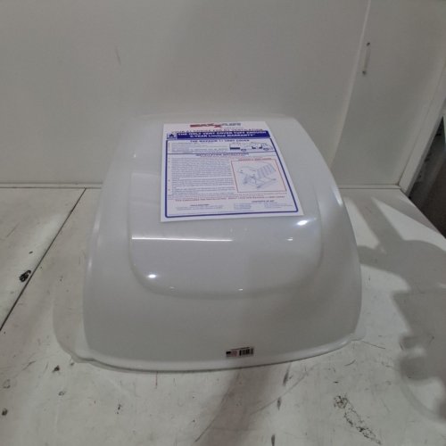 MAXXAIR RV VENT COVER COMPATIABLE WITH RV ROOF VENTS - 14" X 14" - WHITE image 2