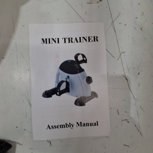 TARE SNESS MINI TRAINER PEDAL EXERCISER - BLACK AND WHITE image 3