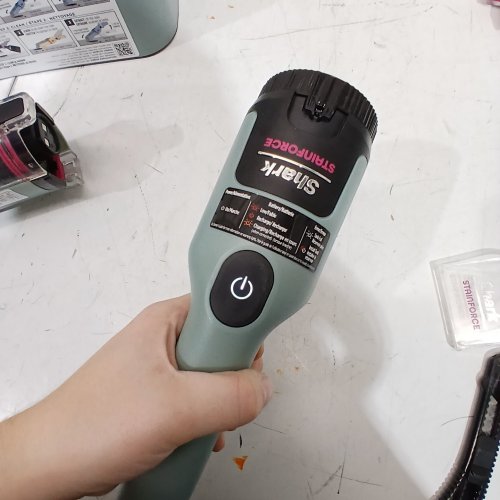 SHARK STAINFORCE CORDLESS HANDHELD CARPET/UPHOLSTERY STAIN CLEANER - (MODEL: HX101C) image 2