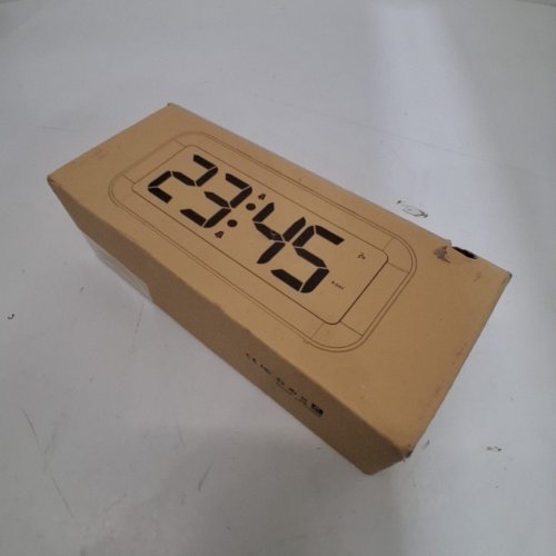 YUNJAYI ALARM CLOCK FOR KIDS ADULT,LIGHT ALARM CLOCK WITH SIMPLE LED DISPLAY 8 RGB NIGHT LIGHT - BLACK image 4