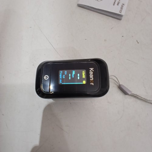 KEANOR PORTABLE FINGER PULSE OXIMETER FOR SPO2 BLOOD OXYGEN SATURATION & HEART RATE READER - BLACK (MODEL: BSX251) image 2