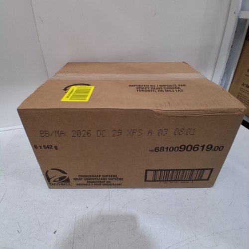 *EXPIRING SOON* 6 TACO BELL CRUNCHWRAP SUPREME KIT - 24 WRAPS TOTAL image 2