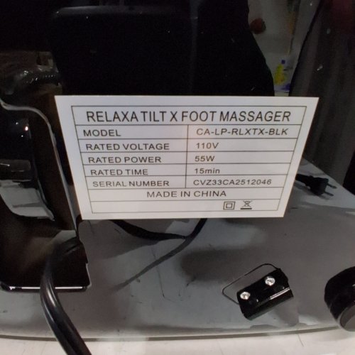 LIFEPRO SHIATSU KNEADING AND ROLLING MASSAGER WITH REMOTE - BLACK (MODEL: CA-LP-RLXTX-BLK) image 4