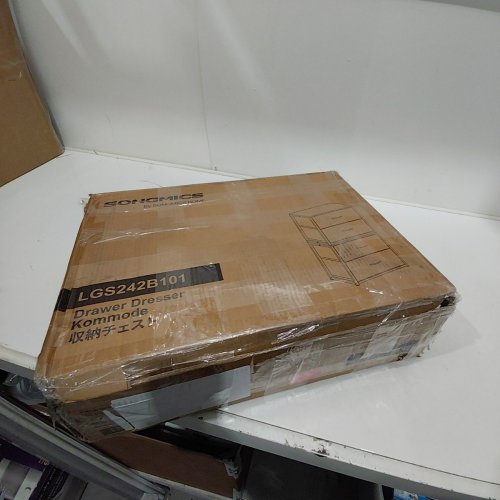 SONGMICS STACKABLE 4 DRAWER DRESSER - 15" X 11" X 16.7" - BLACK (MODEL: LGS242B101) image 4