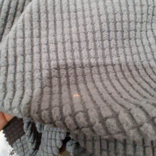 STRETCH WASHABLE SOFA SLIPCOVER FOR LOVESEAT - GREY image 3
