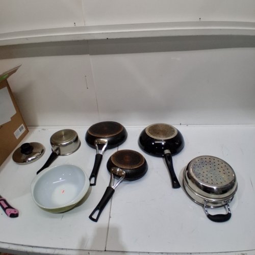 7PC ASSORTED KITHCEN COOKWARE BUNDLE -GREY/BLACK image 4
