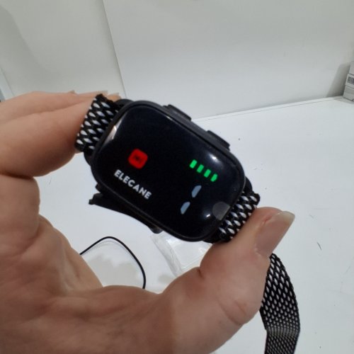 ELECANE VERSION 2.0 NO SHOCK TINY SMART BARK COLLAR - FITS 6" - 20" / 3 LBS-25 LBS - BLACK/WHITE (MODEL: TC316G) image 2