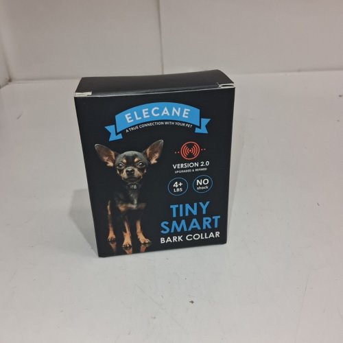 ELECANE VERSION 2.0 NO SHOCK TINY SMART BARK COLLAR - FITS 6" - 20" / 3 LBS-25 LBS - BLACK/WHITE (MODEL: TC316G) image 6