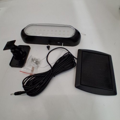 CHUNHEE WATERPROOF SOLAR LED LIGHT - 6.3" - BLACK (MODEL: SWL13BL) image 3