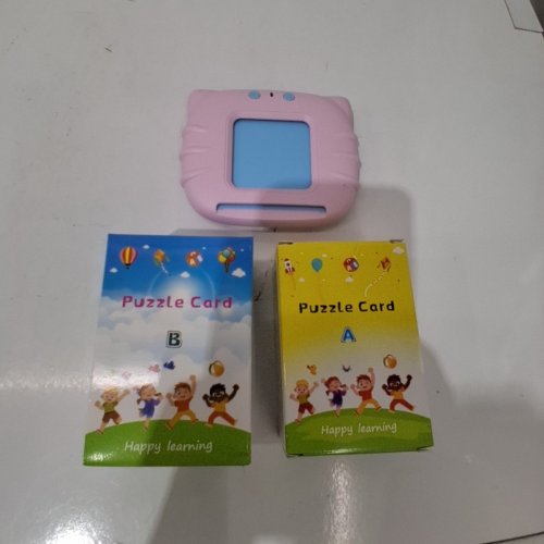 QUTZ EDUCATIONAL TALKING FLASH CARDS FOR TODDLERS - PINK image 3