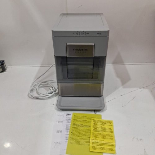 FRIGIDAIRE GALLERY COUNTERTOP CRUNCHY CHEWABLE NUGGET ICE MAKER WITH STAINLESS STEEL TRIM & AUTO SELF-CLEANING FUNCTION - 33 LBS - GREY - (MODEL: EFIC220-GREY-6COM) image 3