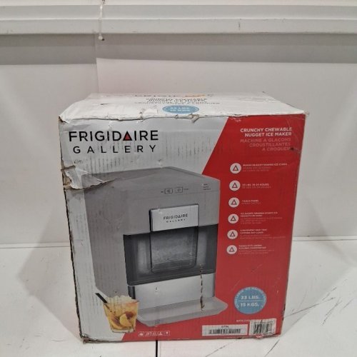 FRIGIDAIRE GALLERY COUNTERTOP CRUNCHY CHEWABLE NUGGET ICE MAKER WITH STAINLESS STEEL TRIM & AUTO SELF-CLEANING FUNCTION - 33 LBS - GREY - (MODEL: EFIC220-GREY-6COM) image 5
