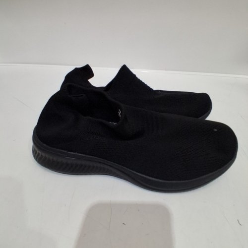 WOMEN'S KNIT SLIP-ON SHOES - 7.5 - BLACK image 2