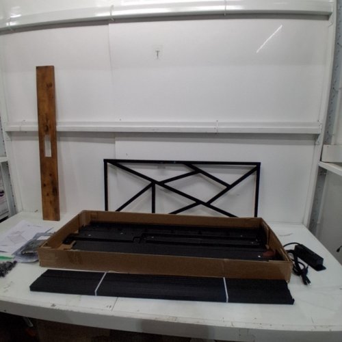 CHICZHINEST METAL BED FRAME WITH USB CHARGING STATION AND LED LIGHTING - TWIN - WHITE - (MODEL: SA-60009-5) image 3