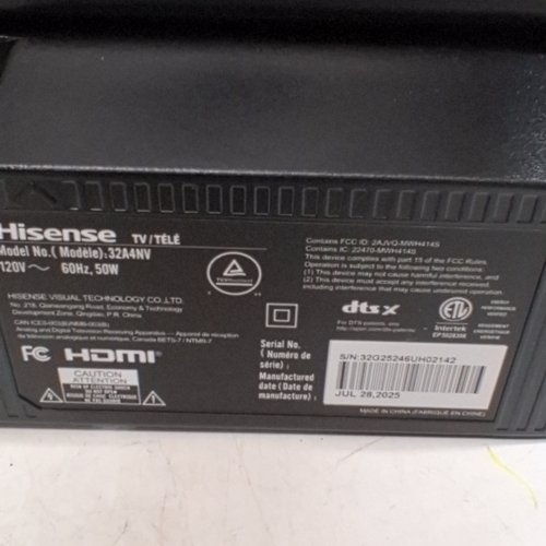 HISENSE 32" SMART FULL ARRAY HD VIDAA TV - 1080P - 60HZ - BLACK (MODEL: 32A4NV) image 11