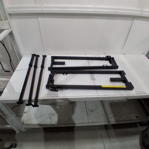AMAZON BASICS 6-LEG METAL BED FRAME - TWIN - 74.5" X 38.5" X 7" - BLACK (MODEL: 07FWTB01-T) image 2