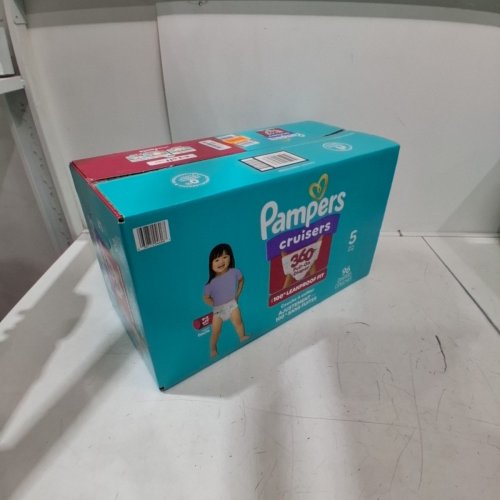 96PK PAMPERS CRUISERS 360° STRETCHY WAISTBAND DISPOSABLE DIAPERS - SIZE 4 (22LB-37LB) image 2