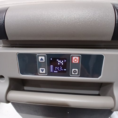 EUHOMY 12V PORTABLE COOLER/FREEZER FOR CAMPING OR HOME WITH APP CONTROL - 59QT -4F~68F - BLACK & GREY (MODEL: CF-55) image 2