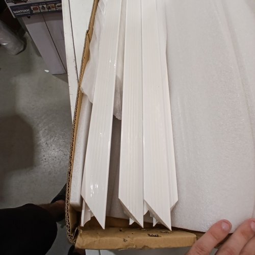 6PK ART3D PRE-CUT WALL MOULDING TRIM (TOP & BOTTOM - WHITE (MODEL: A20AT100WT24) image 3