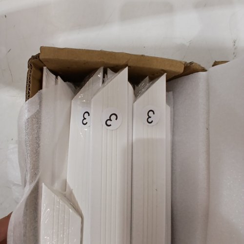 6PK ART3D PRE-CUT WALL MOULDING TRIM (TOP & BOTTOM - WHITE (MODEL: A20AT100WT24) image 4