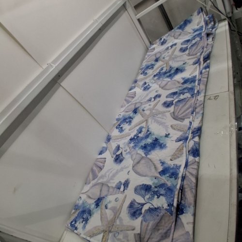 OCEAN COASTAL REVERSIBLE QUILT - queen -  BLUE/WHITE image 2
