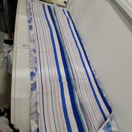 OCEAN COASTAL REVERSIBLE QUILT - queen -  BLUE/WHITE image 3