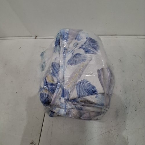OCEAN COASTAL REVERSIBLE QUILT - queen -  BLUE/WHITE image 4