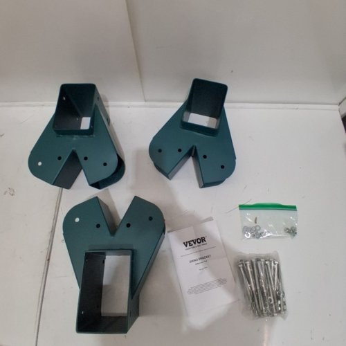 3PK HEAVY DUTY CARBON STEEL A-FRAME MIDDLE SWING SET BRACKETS - 4" X 4" - GREEN (MODEL: ‎QQZJ-95-3) image 2