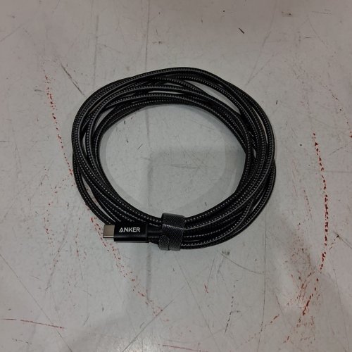 ANKER SERIES 3 BRAIDED NYLON USB-C TO USB-C CONNECTOR CABLE - 10FT - BLACK image 2