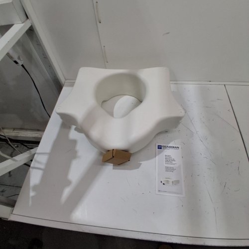 MEDLINE GUARDIAN BARIATRIC 4" SEAT RISER - OFF WHITE (MODEL: G4-300BRX1) image 2