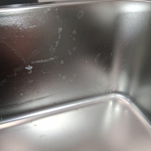STAINLESS STEEL CAT LITTER BOX WITH SCOOP - 14.5" X 22.5" - DARK GREY image 2