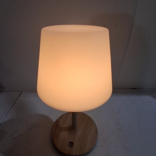 RECHARGEABLE WATERPROOF TOUCH CONTROL LAMP - WHITE/WOOD (MODEL: TM-T29-01) image 2