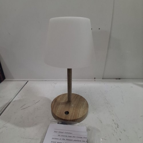 RECHARGEABLE WATERPROOF TOUCH CONTROL LAMP - WHITE/WOOD (MODEL: TM-T29-01) image 3