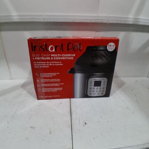 INSTANT POT DUO CRISP MULTI COOKER ELECTRIC PRESSURE COOKER COMBO- 6QUART- SILVER/BLACK (MODEL: DUOCRISPAF6) image 5