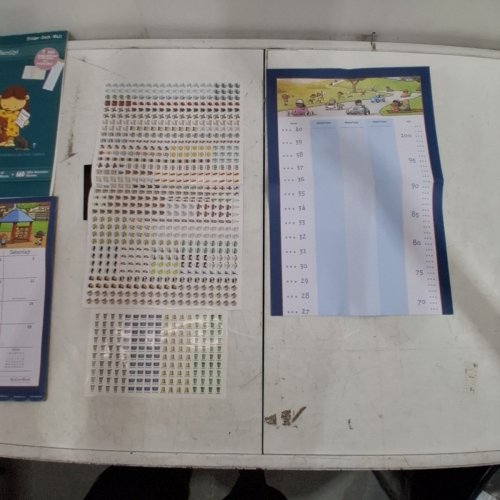 MOTHERWORD 2026/2027 DELUXE MAGNETIC ULTIMATE FAMILY CALENDAR WITH STICKERS - 18" X 14" - MULTICOLOR (MODEL: MWFCT12827) image 3