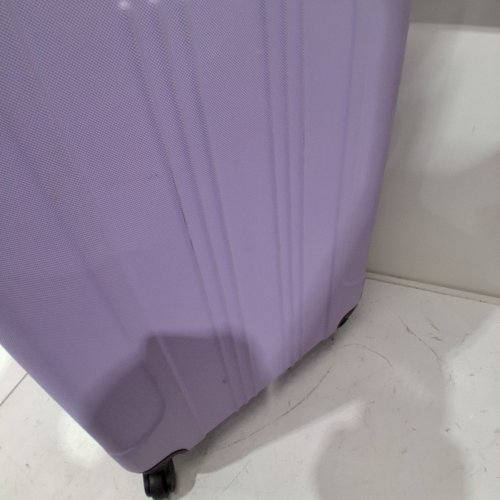 3PC TRAVELERS CLUB MIDTOWN SPINNER LUGGAGE SET WITH CARRY-ON- 20" SPINNER, BOARDING TOTE AND TOILETRY BAG - LILAC (MODEL:T-55504-520) image 4