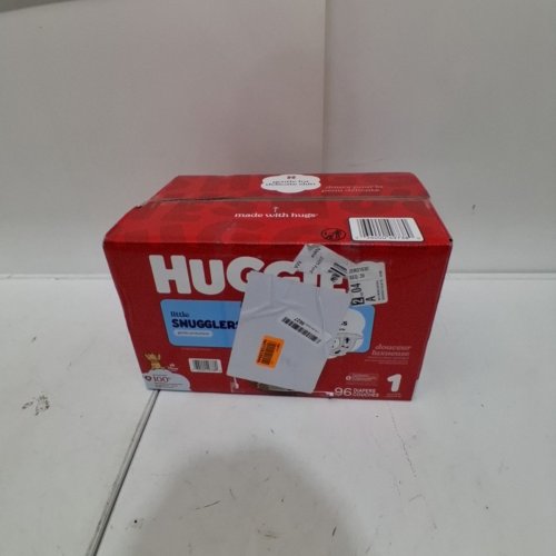 96PK HUGGIES LITTLE SNUGGLERS DISPOSABLE GENTLE SKIN PROTECTION BABY DIAPERS - SIZE 1 - DISNEY WINNIE THE POOH image 2