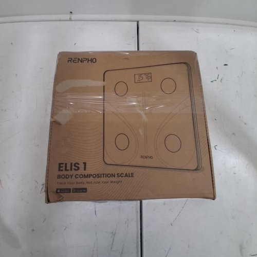 RENPHO SMART SCALE FOR BODY WEIGHT, BMI, AND BODY MEASUREMENTS WITH SMARTPHONE APP SYNC - 400 LBS - BLACK (MODEL: ELIS 1) image 4