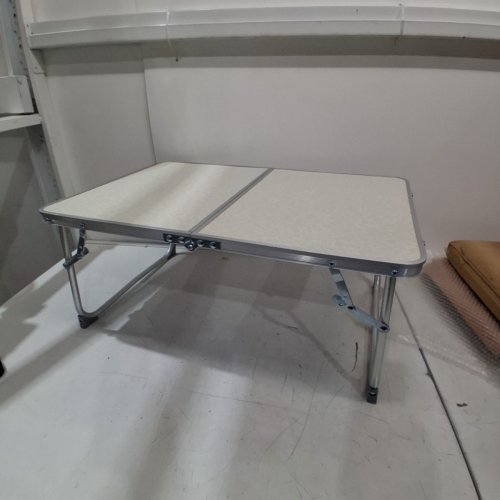 FOLDING PORTABLE LAPTOP TABLE - 16" X 24" - BEIGE image 3