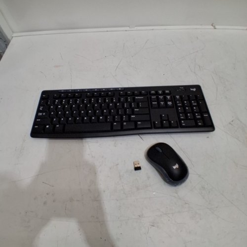 LOGITECH FULL-SIZE WIRELESS KEYBOARD AND MOUSE COMBO - BLACK (MODEL: MK270) image 5