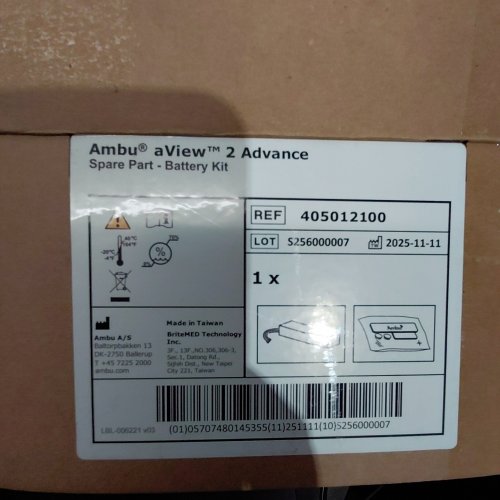 AMBU AVIEW 2 ADVANCE BATTERY KIT (ITEM: 405012100) image 2