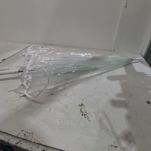 CLEAR DOME UMBRELLA - WHITE / CLEAR image 2