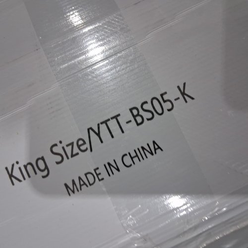 BOX SPRING HEAVY DUTY METAL MATTRESS FOUNDATION WITH REMOVABLE FABRIC COVER - KING - BLACK (MODEL: NT-BS05-K) image 2